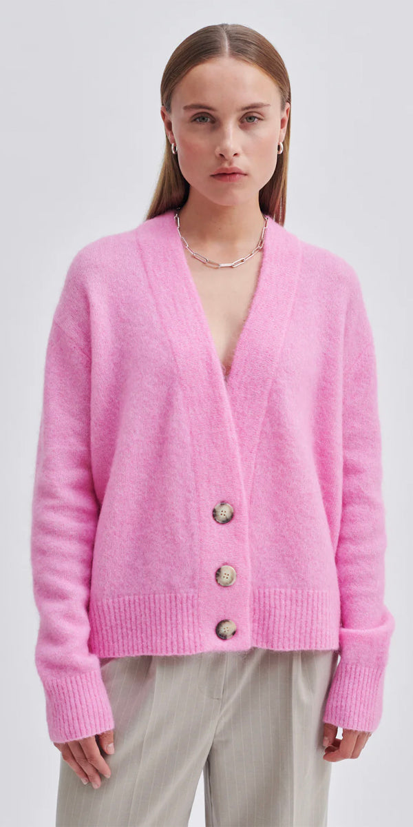 Knitted Cardigan Beginning Boutique Chunky Cardigan Australia Ex M - Main Image