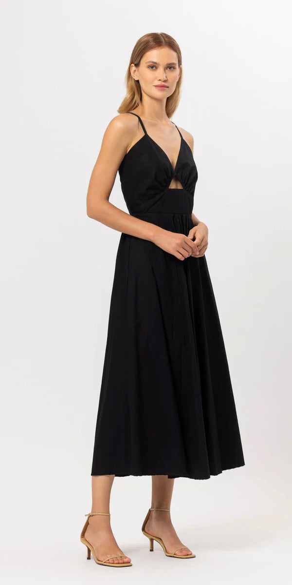 lusana midi dress Lusana Marie Dress in Black – ACO Double Bay