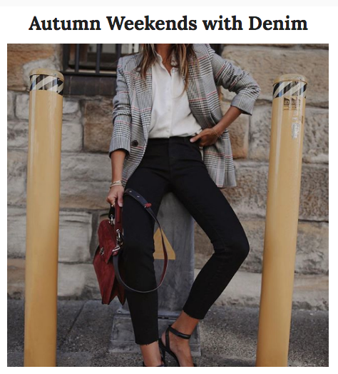 Autumn Weekends with Denim