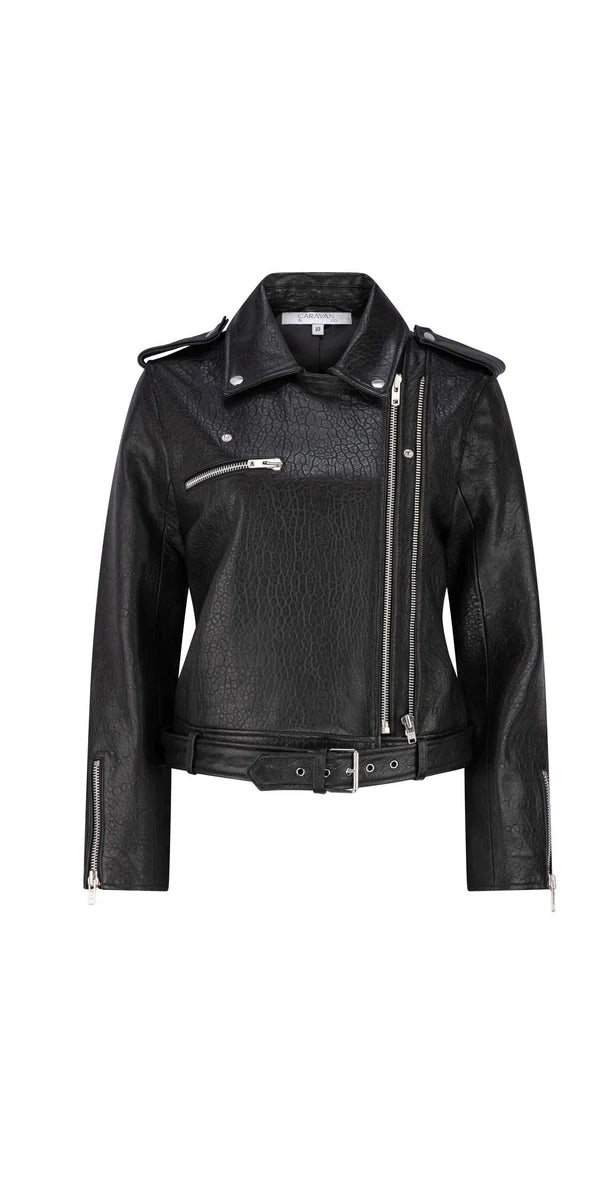 Caravan & Co Hudson Leather Biker Jacket