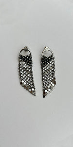 Laura B Sasha Chain Earrings