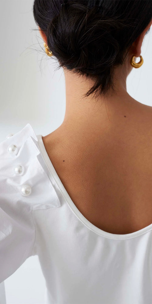 Mother of Pearl Agnes Jersey Top