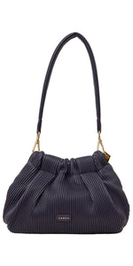 Saben Alexis Pleated Leather Handbag