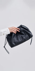 Second Female Smooth Leather Slouchy Bag