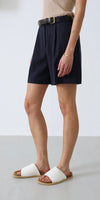 Mother of Pearl Bryce Tailored Shorts in Indigo