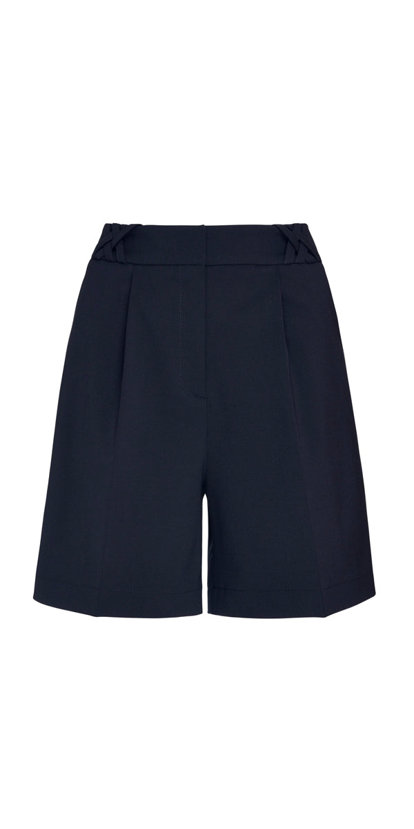 Mother of Pearl Bryce Tailored Shorts in Indigo