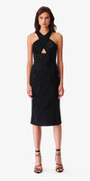 IRO Calvino Cut-Out Midi Dress