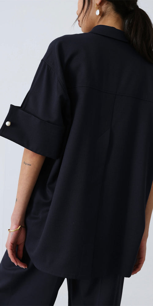 Mother of Pearl Camille Shirt in Indigo