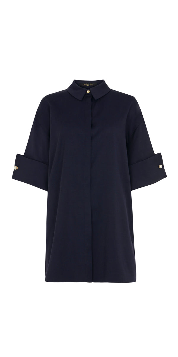 Mother of Pearl Camille Shirt in Indigo