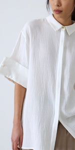 Mother of Pearl Camille Shirt in White
