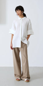 Mother of Pearl Camille Shirt in White