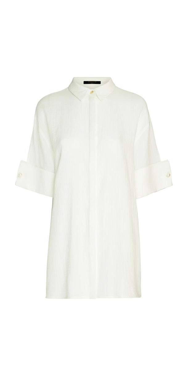 Mother of Pearl Camille Shirt in White
