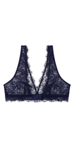 Love Stories Cherie Lace Bralette in Dark Blue