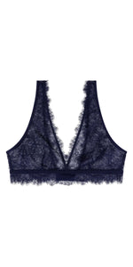 Love Stories Cherie Lace Bralette in Dark Blue