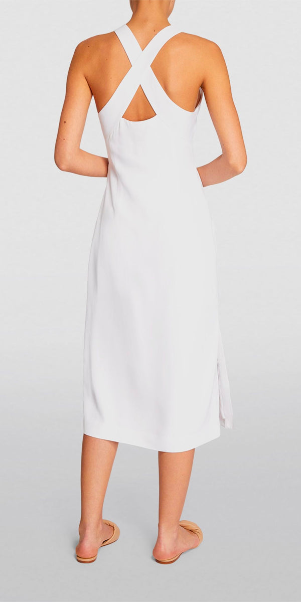 Theory Cross-Back Midi Dress