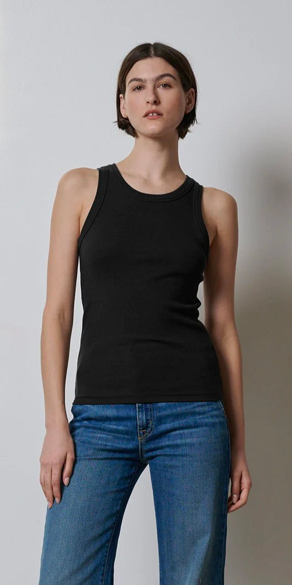 Velvet by Jenny Graham Cruz Modal Ribbed Tank Top