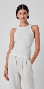 Velvet by Jenny Graham Cruz Modal Ribbed Tank Top