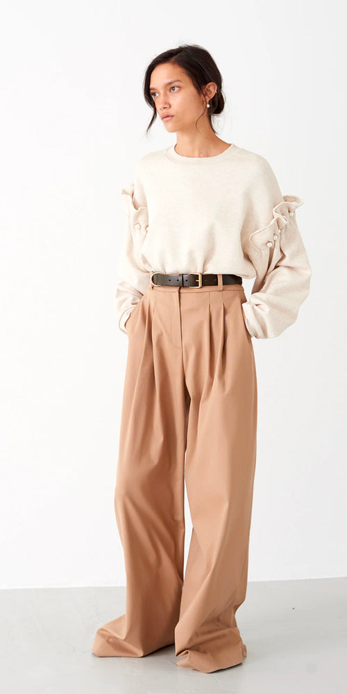 Mother of Pearl Dani Sweatshirt in Oatmeal