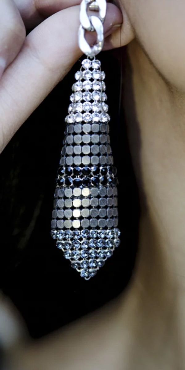 Laura B Diamond Kite Earrings