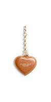 DYLAN KAIN HEART KEYCHAIN IN TAN