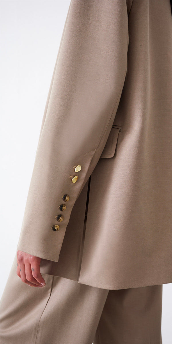 Mother of Pearl Roxy Jacket in Taupe