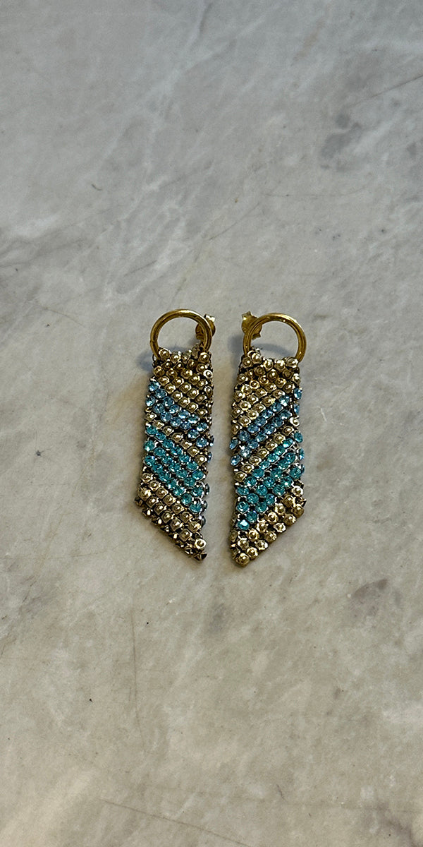 Laura B Sasha Chain Earrings
