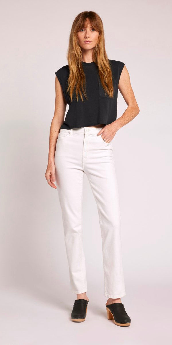 Current Elliott Soulmate Slim Leg Jeans in White