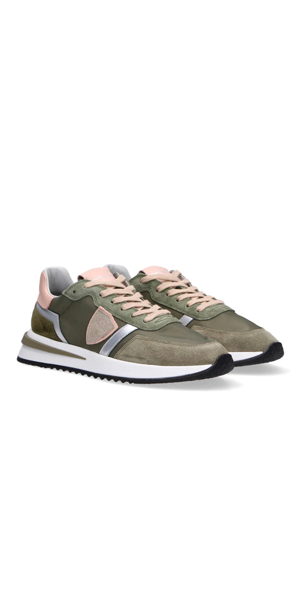 Philippe Model Tropez 2.1 Low Sneakers in Military Rose