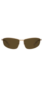 Raie Wolf Sunglasses in Gold