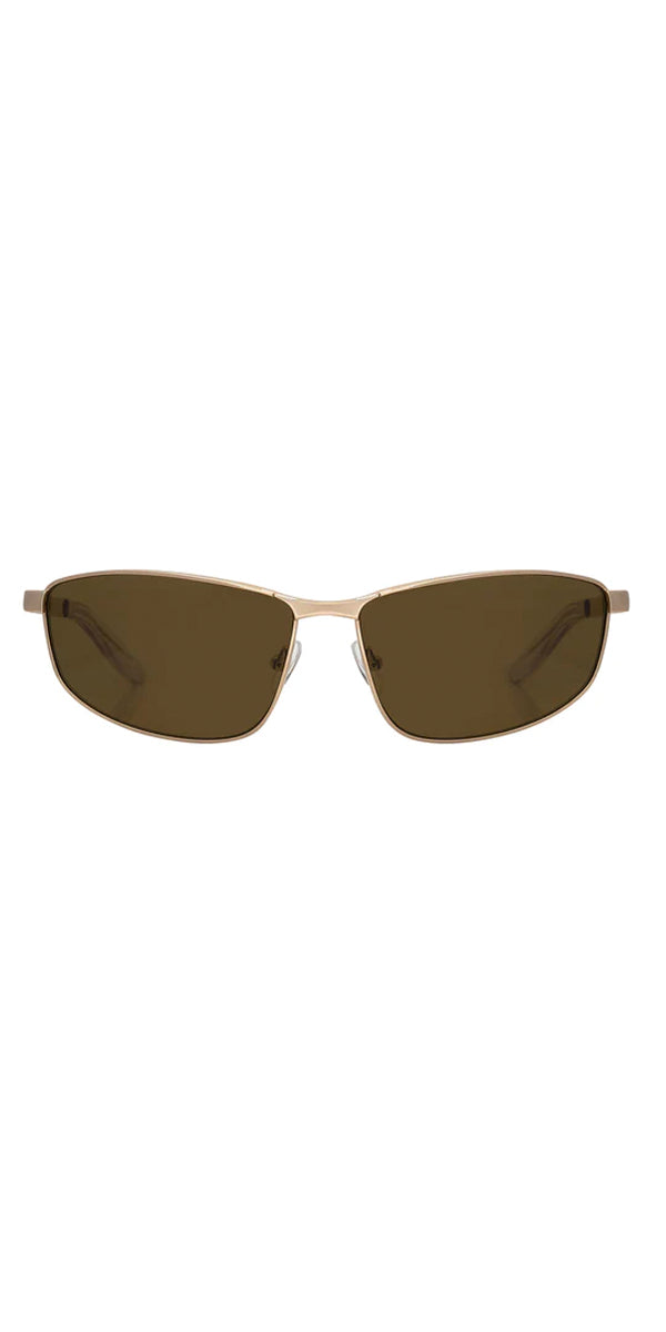 Raie Wolf Sunglasses in Gold